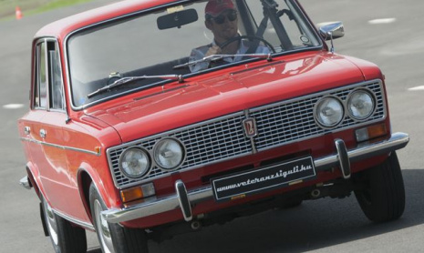 Дженсон Баттон тестирует ВАЗ-2103